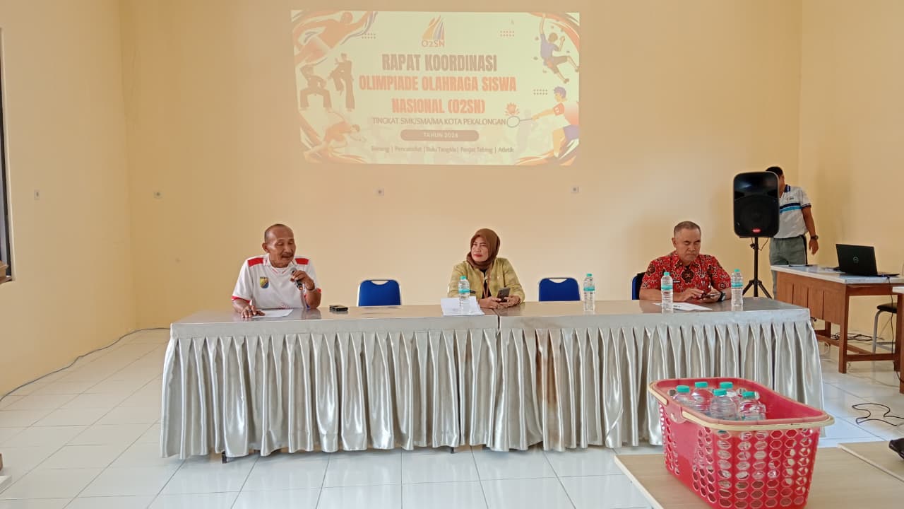 Rapat Koordinasi dengan MKKS, Koordinator Cabang Olahraga dan Panitia